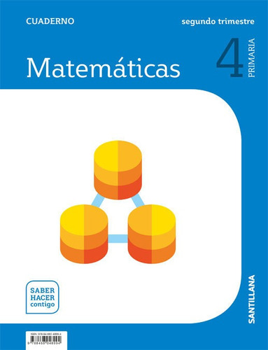 Libro Cuaderno Matematicas 4 Primaria 2 Trim Saber Hacer ...