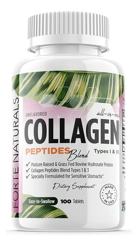 Colageno 100 Cap Forte Naturals - - Unidad A $2279