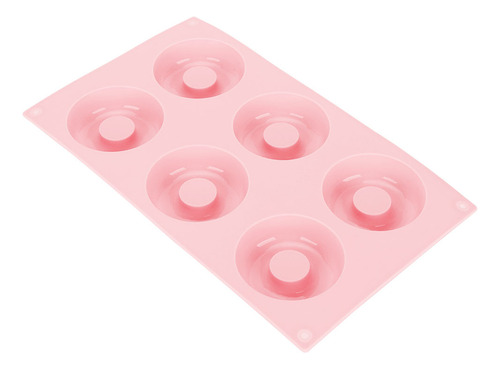 Molde Para Hornear Rosquillas De Silicona Con 6 Cavidades