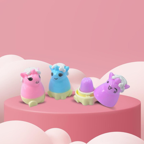Balsamo Labial Hidratante Unicornio Luckylily Aroma A Frutas