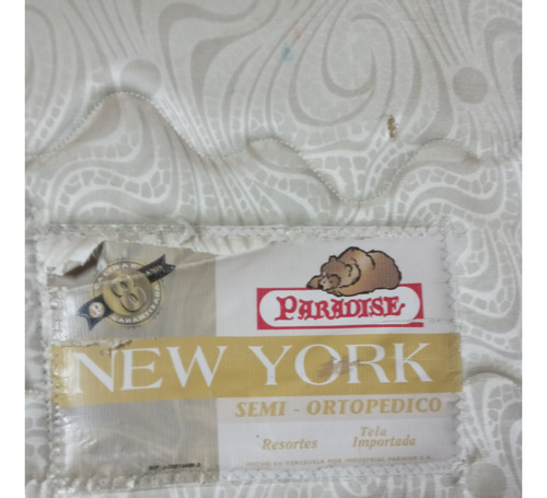 Colchon Individual Marca Paradise Modelo New York Usado