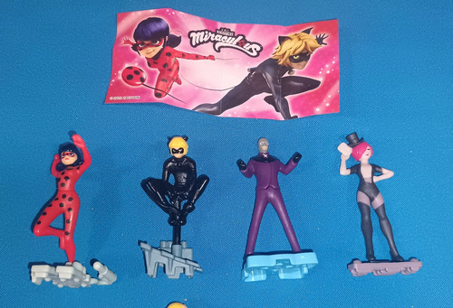 Miraculous Ladybug Kinder 8 Figuras Coleccion 2022 Completa (Usado)