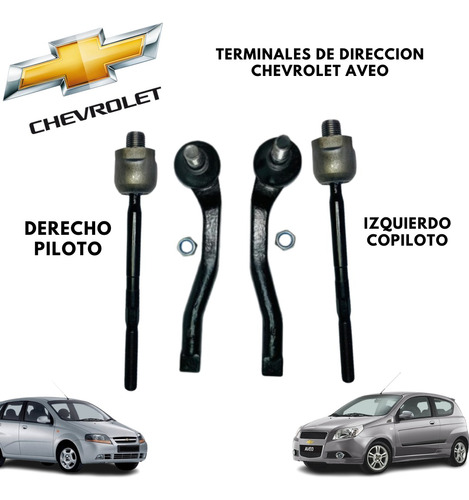 Kit De Terminal Chevrolet Aveo 2005-20015 Interno Externo