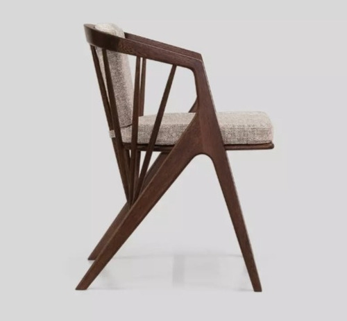 Imagen 5 de 7 de Silla Para Comedor Madera 100% Maciza Roble Ref: Maciza504