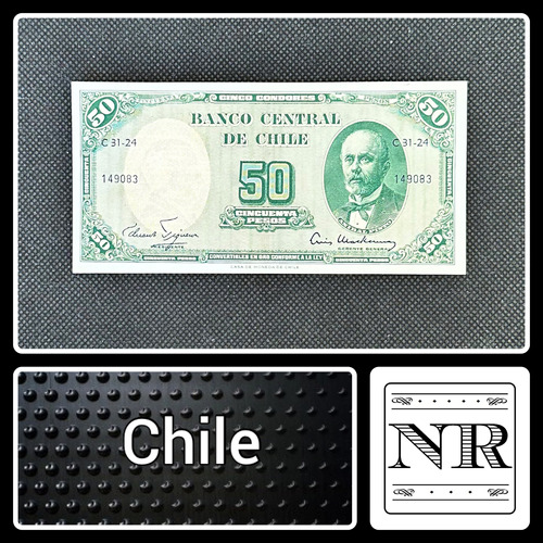Chile - 50 Escudos - Año 1960 - P #126 - Figueroa Mackenna