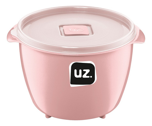 Pote Multiuso Premium De Plástico Cor Rosa Quartz - Pp