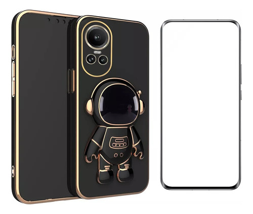 Funda Para Oppo Reno 10 Pro Silicona Tener Vidrio Membrana