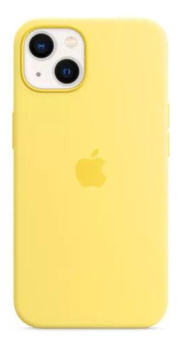 Funda Silicone Case Para iPhone Amarillo Suave