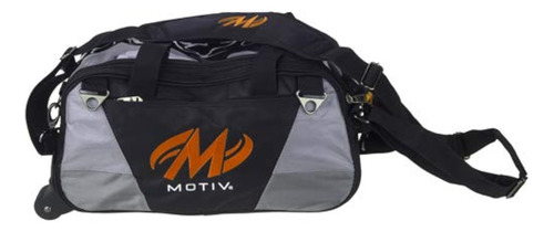 Motiv Ballistix Bolsa De 2 Bolas, Color Negro Y Naranja