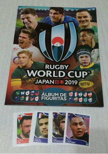 Album De Figuritas Rugby World Cup Japon 2019 + 60 Figuritas