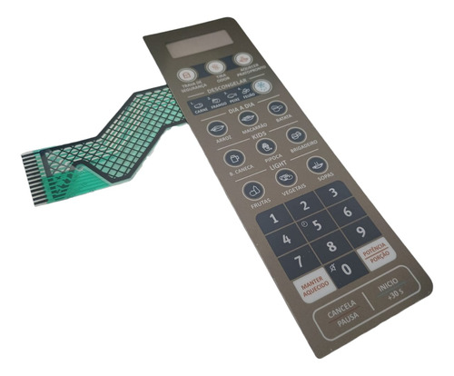 Painel Membrana Teclado Para Microondas Electrolux Mt30s 20l