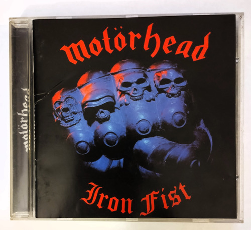 Cd Motörhead Iron Fist Remasterizado Made In England 