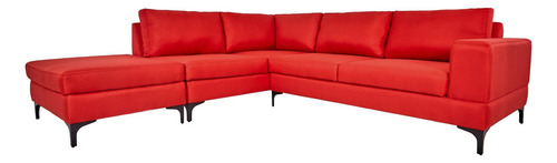 Sala Modular Kama 2 Rojo Këssa Muebles