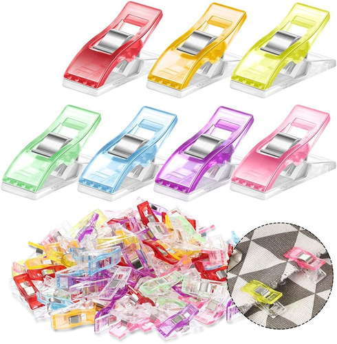 50 Pinzas Clips De Costura  Prensatelas Quilting Ganchos