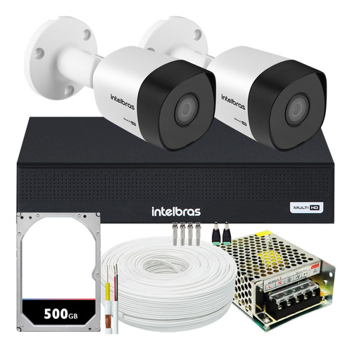 Kit 2 Cameras Seguranca Intelbras Vhd 3230 Full Hd 2mp 1080p
