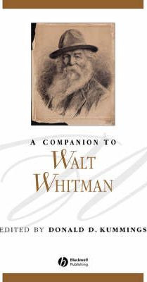 Libro A Companion To Walt Whitman - Donald D. Kummings