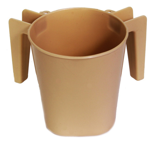 Ybm Home Taza De Lavado Cuadrada De Plástico Ba154 (beige,.