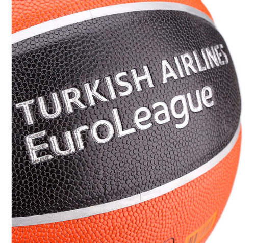 Imagen 6 de 7 de Pelota De Basquet N7 Spalding Euroleague Outdoor Profesional