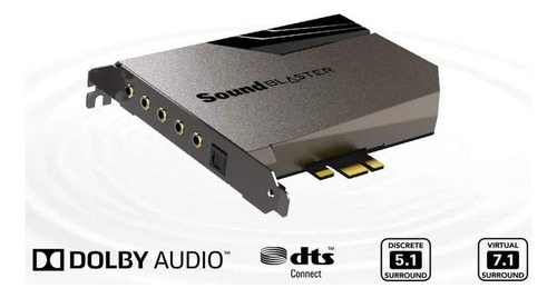 Placa Som Creative Sound Blaster Ae-7 Virtual 7.1 Surround