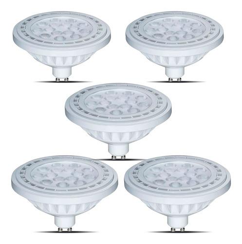 Lampara Pack X5 Ar111 Dimer Led Gu10 12w Blanco Frio Calido