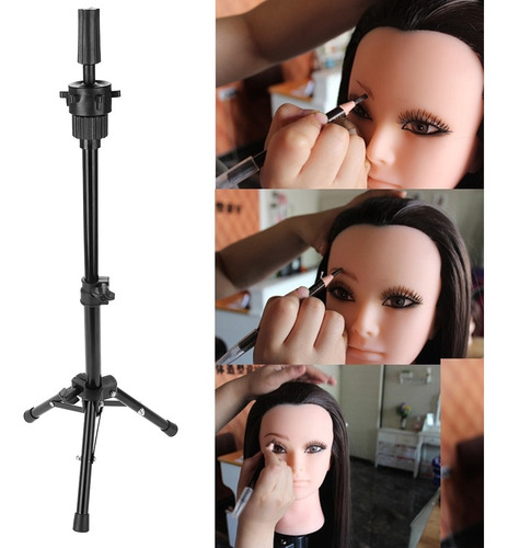 1 Trípode De Maniquí Para Entrenamiento De Peluquería.