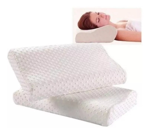 Almohada Memory Pillow Ortopédica Indeformable Con Aloe Vera