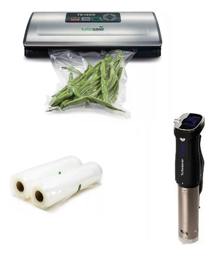 Envasadora Turbosaver Ts-1200 + Sous Vide Ts-sv30 + Br-2205p