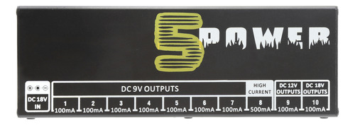 Placa De Fonte De Alimentação Effect Pedal Power Guitar Shor