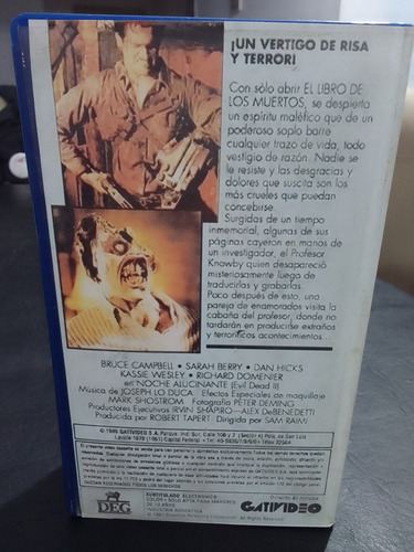 Evil Dead-diabolico-coleccion-duplicados-vhs-1987 (Usado)