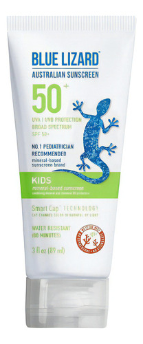 Blue Lizard Protector Solar Kids Con Óxido Zinc Spf 50+ 89ml