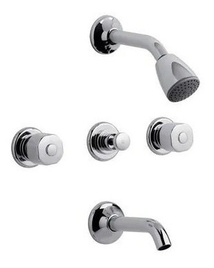 Imagen 4 de 10 de Combo Baño Grifería Fv Arizona Kit Ducha Lavatorio Bidet