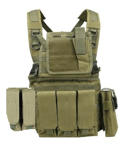 Chalecos Tacticos Chaleco Tactico Militar Airsoft Rrv Verde