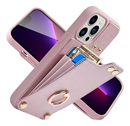 Lameeku Funda Tipo Cartera Compatible Con iPhone 13 Pro Max,