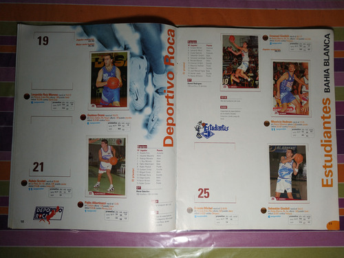 Album Figuritas Olé Liga Nacional - Muy Bueno - Está Manu! (Usado)
