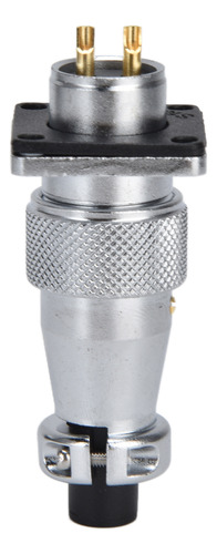 Adaptador De Metal Con Conector De Aviación De 2 Pines, Alea