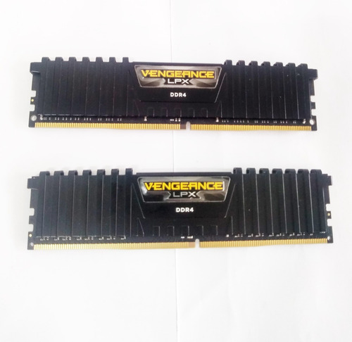 Imagem 1 de 6 de 2 Memoria S Vengeance Lpx Ddr4 8gb Cmk8gx4m1a2400c16 Usado