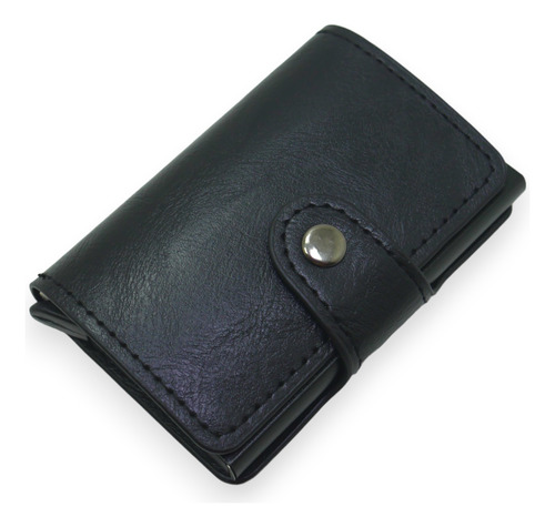 Billetera Tarjetero Rfid Ecocuero Hombre Mujer Minimalista