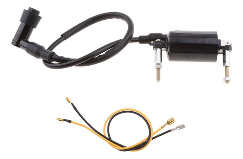 Bobina De Encendido De Negro Con 2x Cable Operación Suave