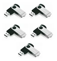 Comprar Kit 5 Pen Drives 64 Gb Twist 2 - Pd590 Preto - Multilaser