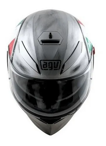 Capacete Agv K3 Sv Scudetto Matte Silver Tamanho 57 Capacete Agv K3 Sv Scudetto Matte Silver Tamanho 57