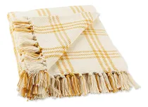 Comprar Dii Modern Farmhouse Plaid Collection Cotton Fringe Throw Bl