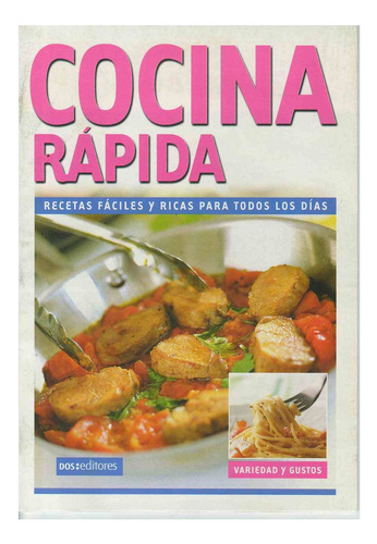 Cocina Rapida, De Cookina. Editorial Dos Tintas Editores, Tapa Tapa Blanda En Español