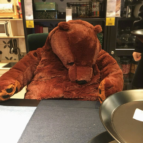 Peluche Gigante De Peluche Gigante De 40 Cm Con Forma De Os