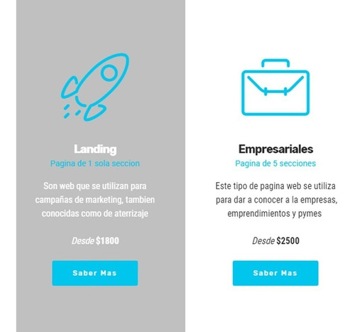 Pagina Web - 1 Sola Pagina Landing - Diseño Web