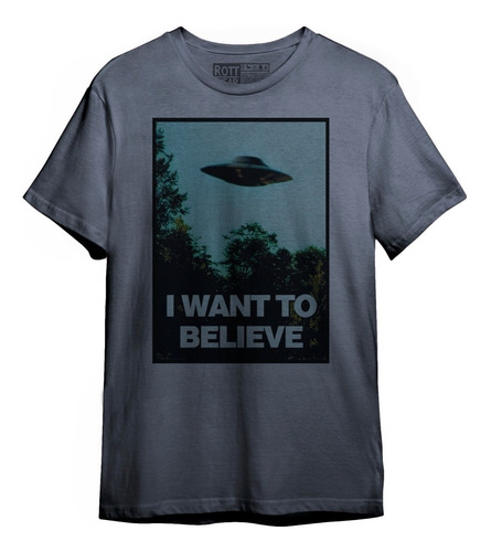 I Want To Believe X Files Mulder Area 51 Playera J Rott Wear