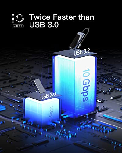 Inateck Usb 3.2 Gen 2 Speed, Hub Usb C Con 8 Puertos, Hb2023