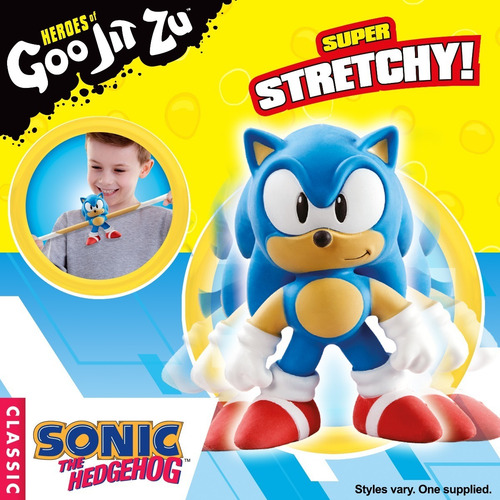 Muñeco Goo Jit Zu Sonic Figura Super Flexible Original