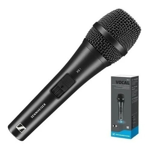Micrófono Sennheiser XS 1 dinámico cardioide negro