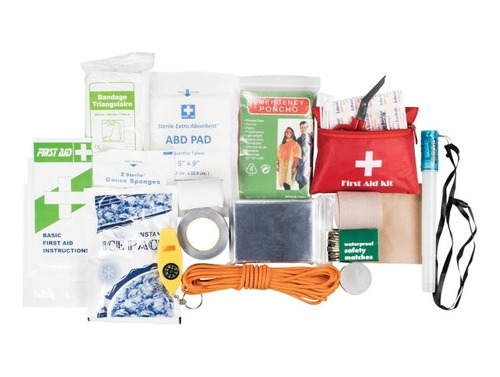 Kit De Supervivencia Y Primeros Auxilios Life+gear 41-3820,