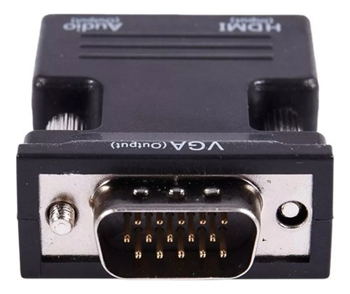 . Hdmi Hembra A Vga Macho Compatible Con 1080p Con Salida
